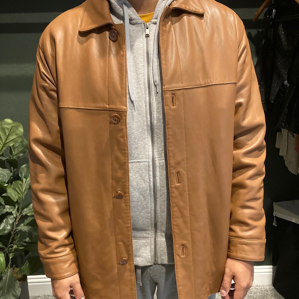 Marc New York lamb leather jacket